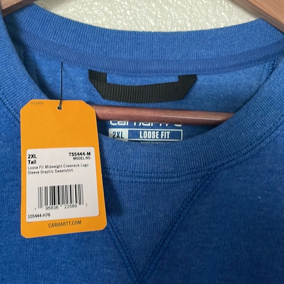 Carhartt 2XL TALL SWEATSHIRT - Picture 4 of 4